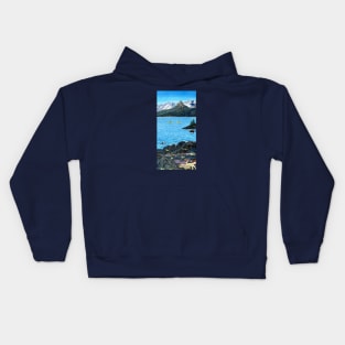 Kayaking in Kachemak Bay, Homer, Alaska Kids Hoodie